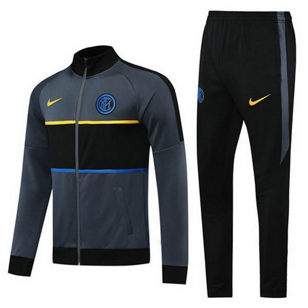 Trainingsanzug Inter Milan 2020-21 Schwarz Grau